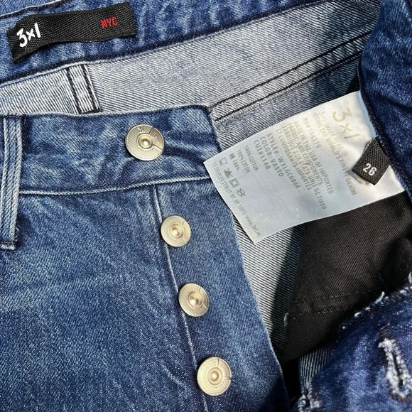 3X1 NYC NWOT Higher Ground Gusset Crop Jeans Size 26 - Picture 11 of 12